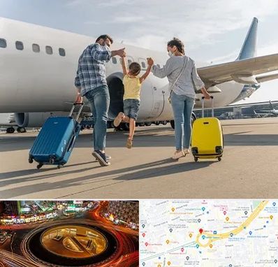 آژانس هواپیمایی در میدان ولیعصر