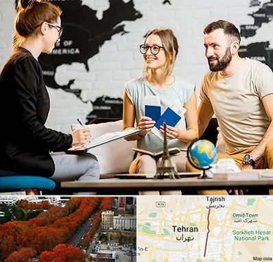 آژانس گردشگری در ولیعصر 