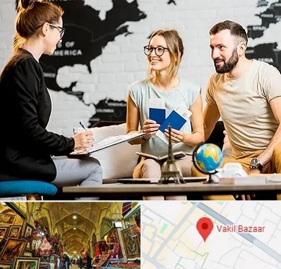 آژانس گردشگری در بازار وکیل شیراز