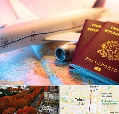 شرکت خدمات مهاجرت در ولیعصر 