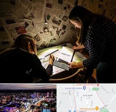 اتاق فرار معمایی در گلسار رشت