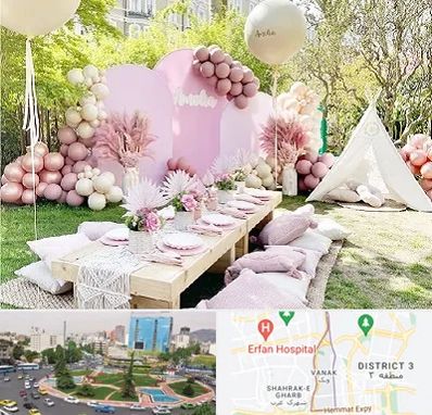 باغ تالار تولد در ونک 