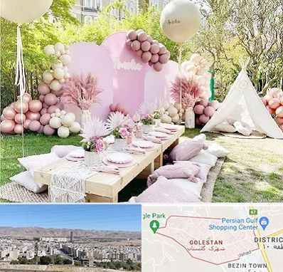 باغ تالار تولد در شهرک گلستان شیراز