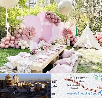 باغ تالار تولد در فرمانیه 