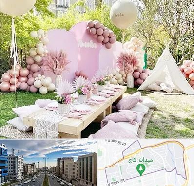 باغ تالار تولد در سعادت آباد 