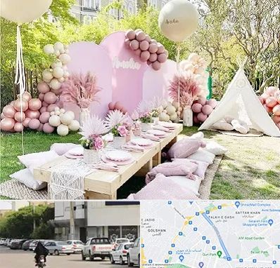 باغ تالار تولد در قدوسی شرقی شیراز