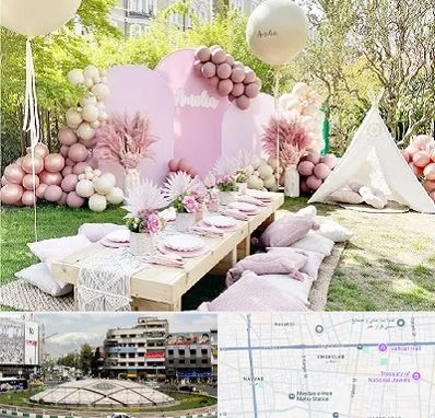 باغ تالار تولد در مرکز تهران