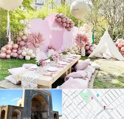 باغ تالار تولد در مصلی مشهد