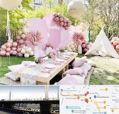 باغ تالار تولد در پارک وی 