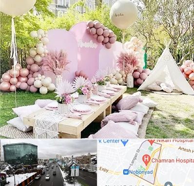 باغ تالار تولد در اقدسیه 