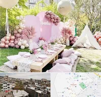 باغ تالار تولد در شمیران نو