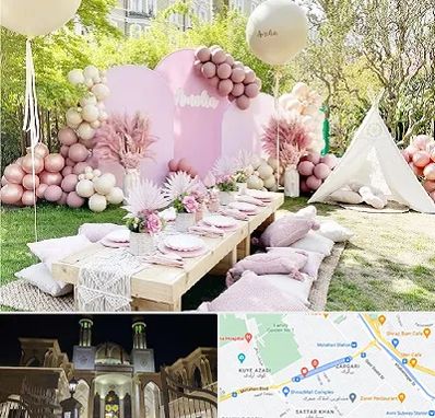 باغ تالار تولد در زرگری شیراز