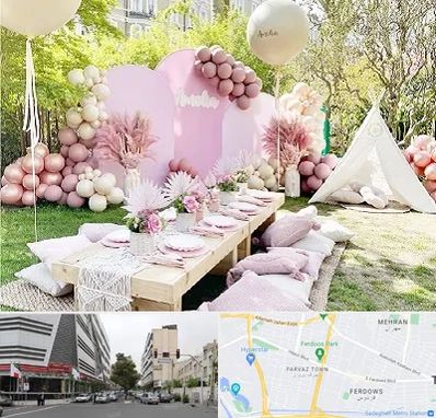 باغ تالار تولد در بلوار فردوس 