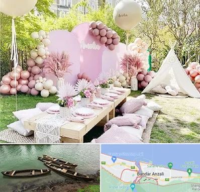 باغ تالار تولد در بندر انزلی