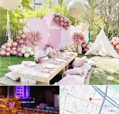 باغ تالار تولد در آبرسان تبریز