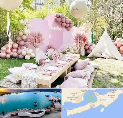 باغ تالار تولد در قشم