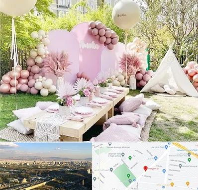 باغ تالار تولد در هنگام