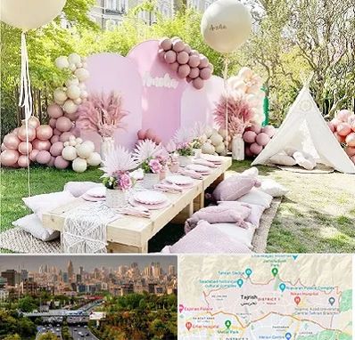 باغ تالار تولد در منطقه 1 تهران