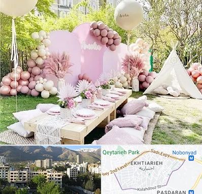 باغ تالار تولد در اختیاریه 