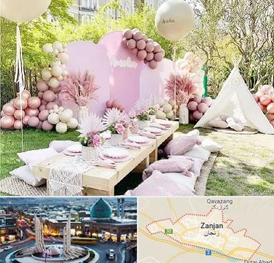 باغ تالار تولد در زنجان