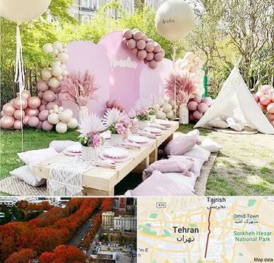 باغ تالار تولد در ولیعصر 