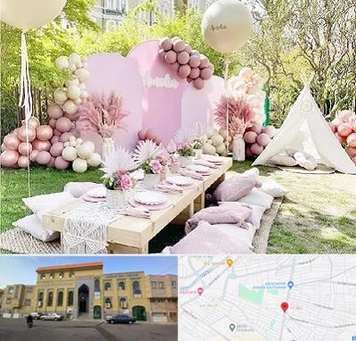 باغ تالار تولد در زنبیل آباد قم