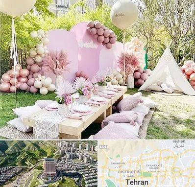 باغ تالار تولد در شمال تهران 