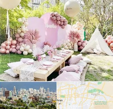 باغ تالار تولد در شرق تهران 