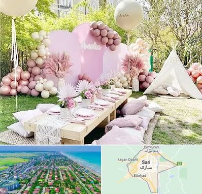 باغ تالار تولد در ساری