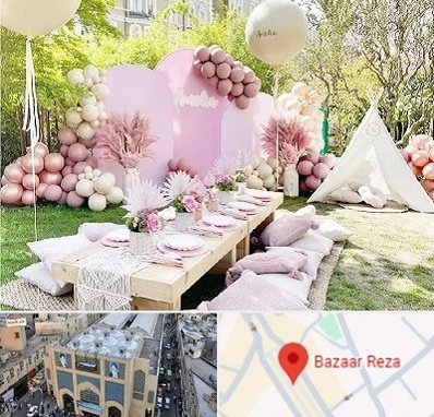 باغ تالار تولد در بازار رضا مشهد