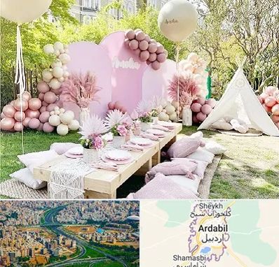 باغ تالار تولد در اردبیل