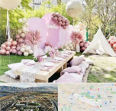 باغ تالار تولد در منطقه 21 تهران