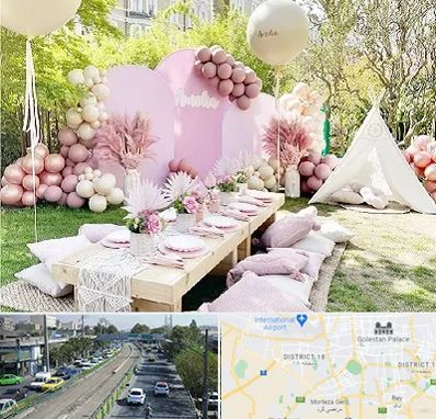 باغ تالار تولد در جنوب تهران 