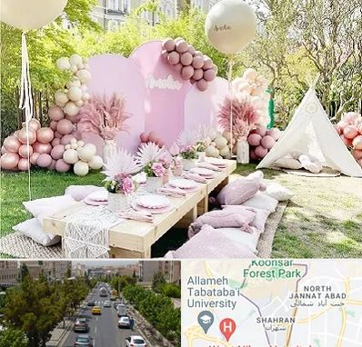 باغ تالار تولد در شهران 