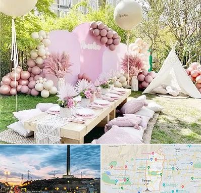 باغ تالار تولد در منطقه 2 تهران