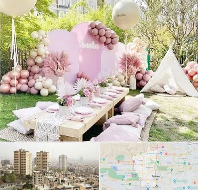 باغ تالار تولد در منطقه 5 تهران