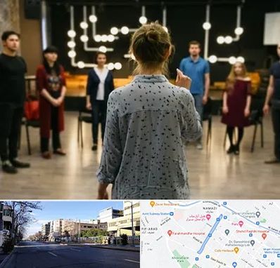 آموزشگاه بازیگری صدا و سیما در خیابان ملاصدرا شیراز