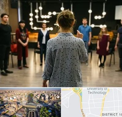 آموزشگاه بازیگری صدا و سیما در استاد معین 