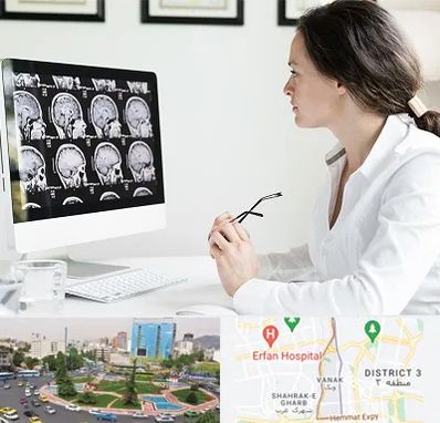 رادیولوژیست خانم در ونک 