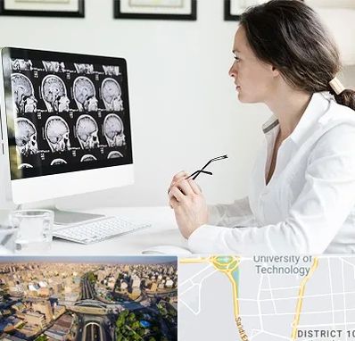 رادیولوژیست خانم در استاد معین 