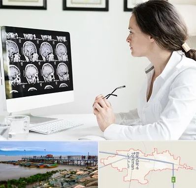 رادیولوژیست خانم در بندر ترکمن