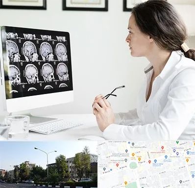 رادیولوژیست خانم در میدان کاج