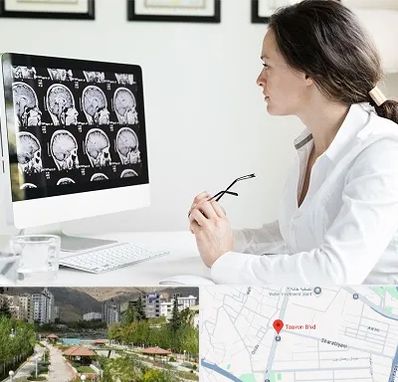 رادیولوژیست خانم در بلوار تعاون