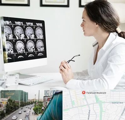 رادیولوژیست خانم در بلوار فرحزادی