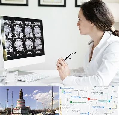 رادیولوژیست خانم در کارگر جنوبی