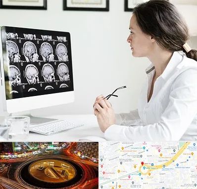 رادیولوژیست خانم در میدان ولیعصر