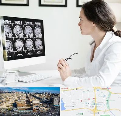 رادیولوژیست خانم در شهرک راه آهن