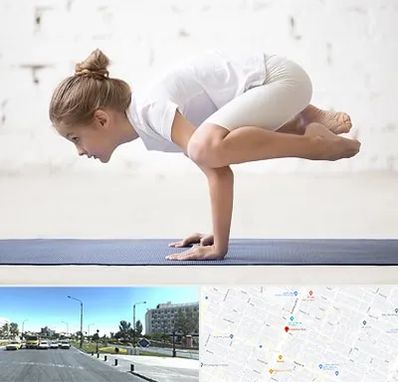 کلاس یوگا کودکان در بلوار کلاهدوز مشهد