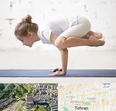 کلاس یوگا کودکان در شمال تهران