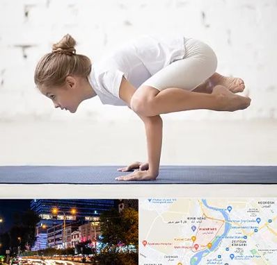 کلاس یوگا کودکان در کیانپارس اهواز